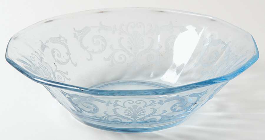 Versailles Blue (No Trim) Cereal Bowl by Fostoria-1