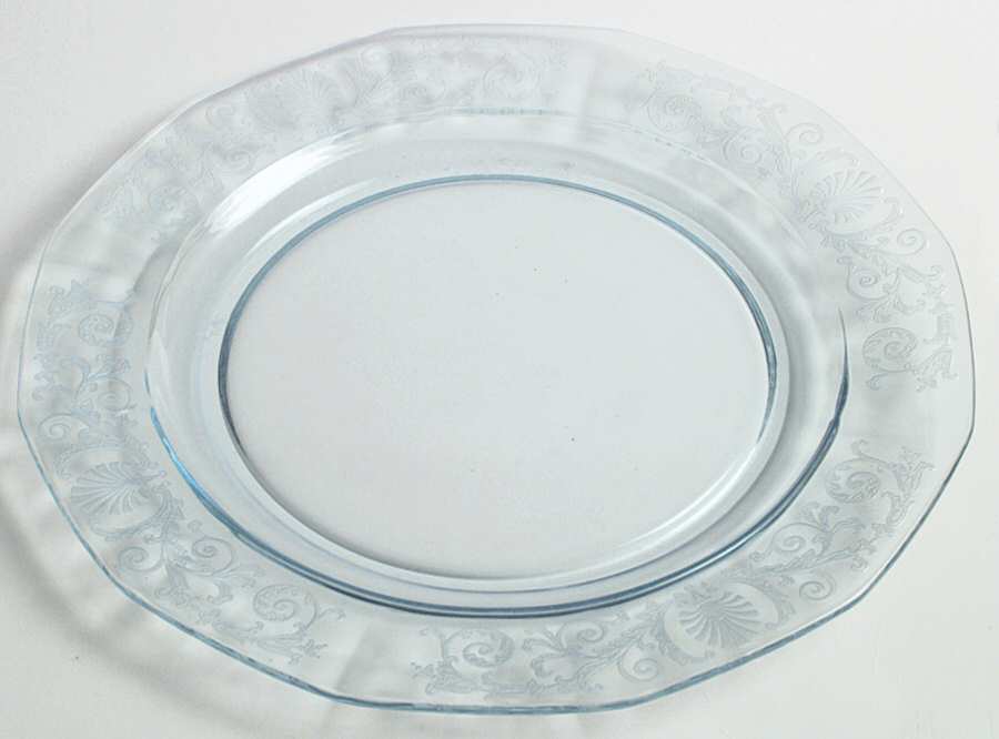 Versailles Blue (No Trim) Dinner Plate by Fostoria-1