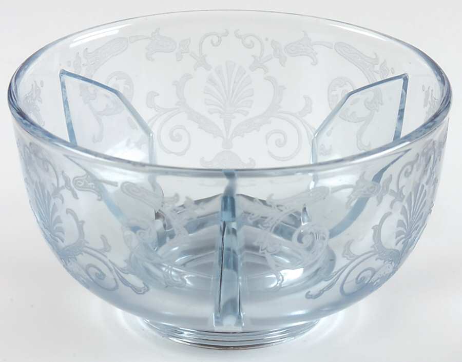 Versailles Blue (No Trim) Ice Dish No Insert by Fostoria-1