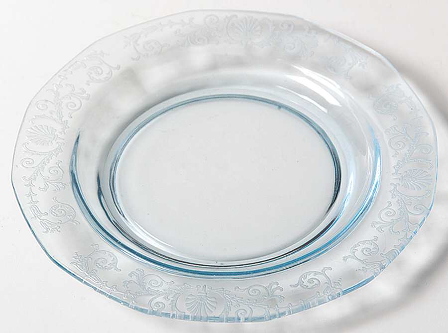 Versailles Blue (No Trim) Bread & Butter Plate by Fostoria-1