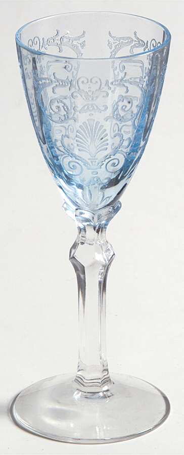 Versailles Blue (No Trim) Cordial Glass by Fostoria-1
