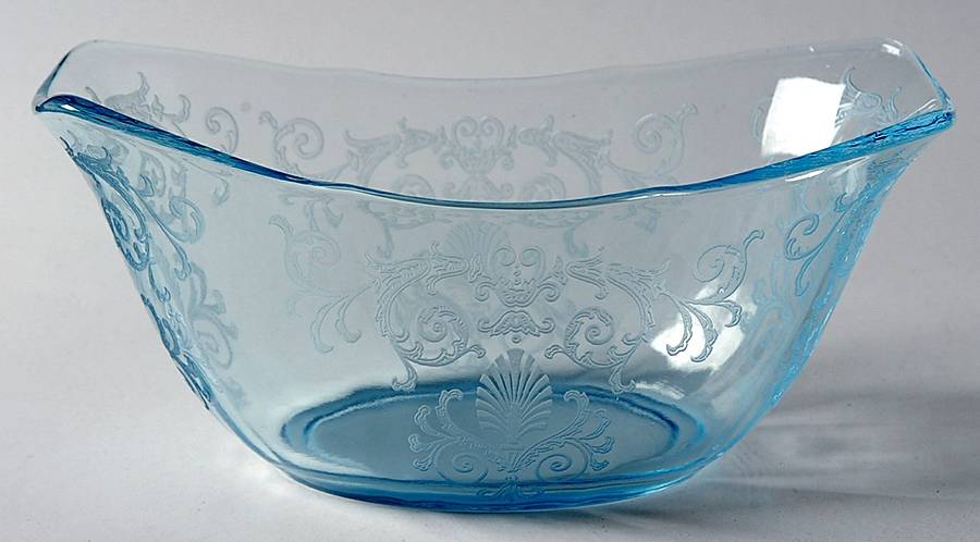 Versailles Blue (No Trim) Sauce Boat Only by Fostoria-1