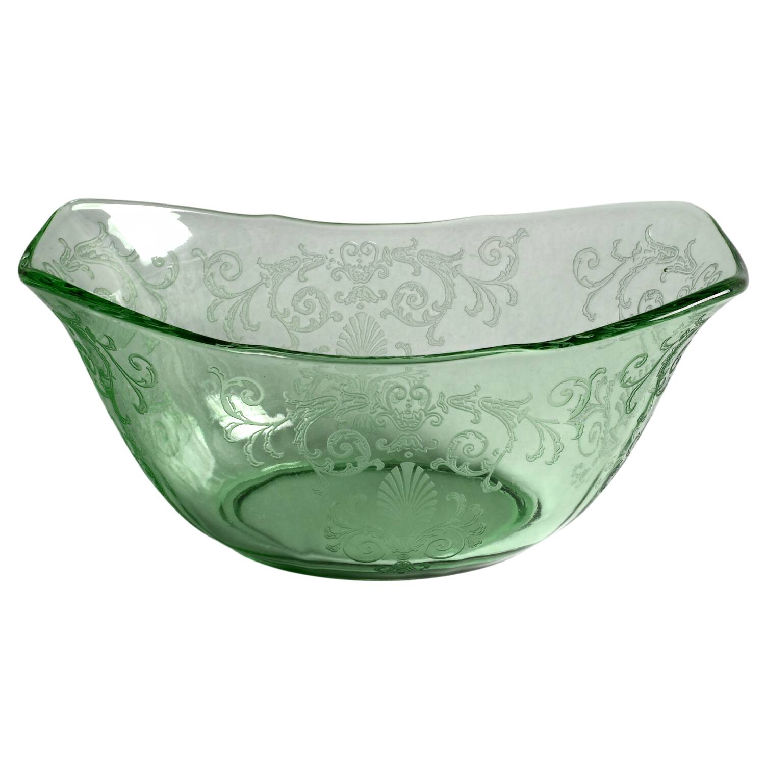 Versailles Green (No Trim) Sauce Boat Only by Fostoria-1