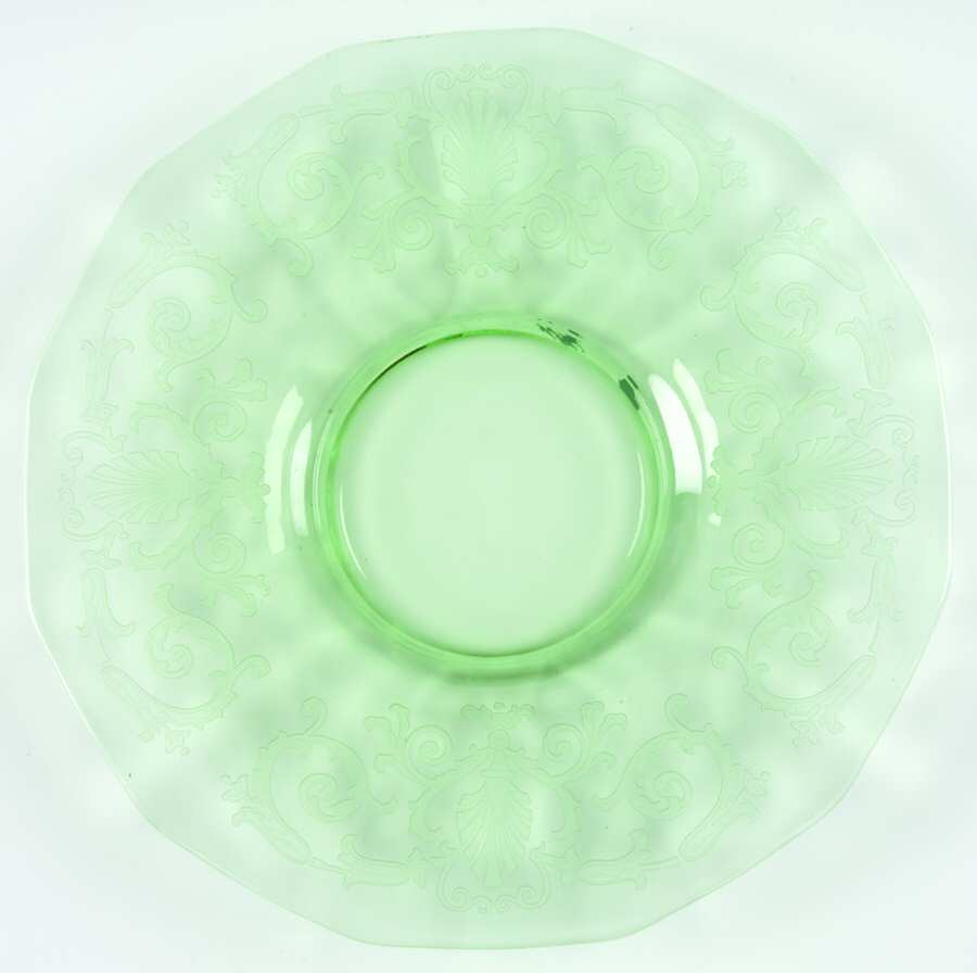 Versailles Green (No Trim) Mayonnaise Underplate Only by Fostoria-1