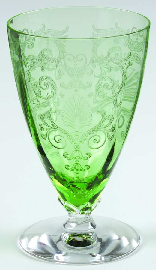 Versailles Green (No Trim) 9 Oz Footed Tumbler by Fostoria-1