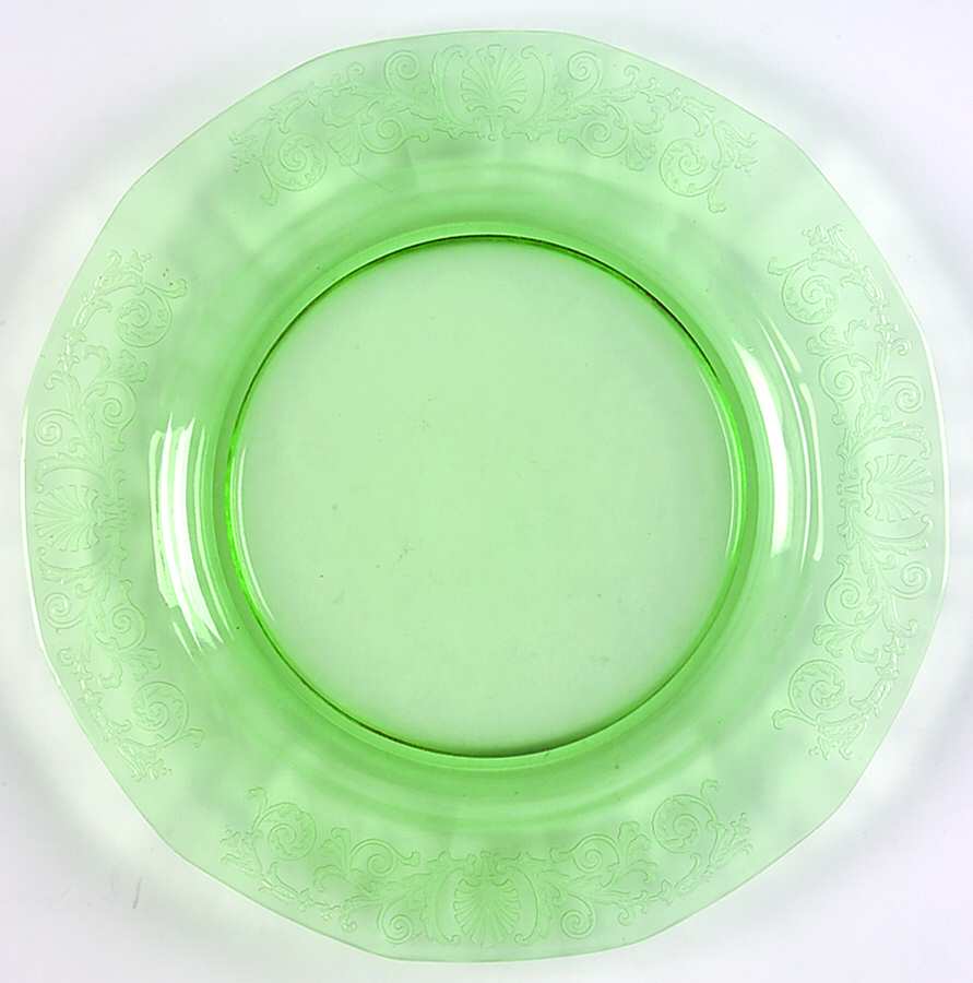 Versailles Green (No Trim) Luncheon Plate by Fostoria-1