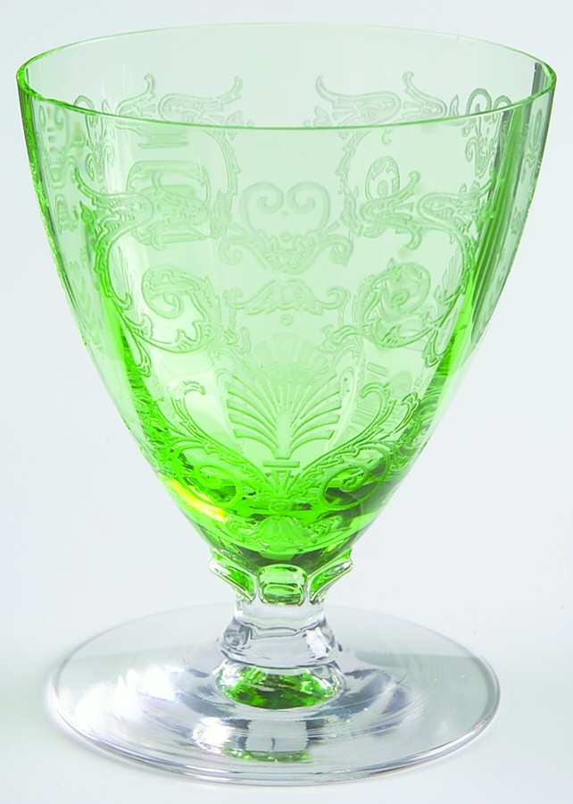 Versailles Green (No Trim) Oyster or Fruit Cocktail by Fostoria-1