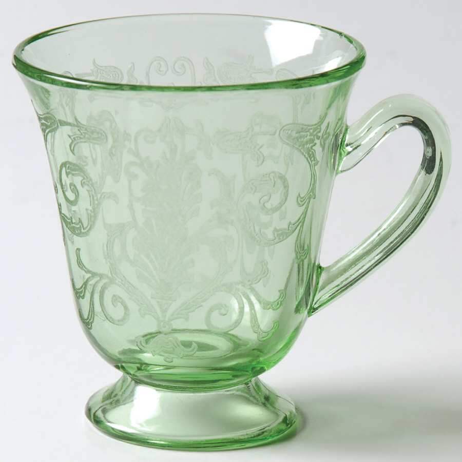 Versailles Green (No Trim) Demitasse Cup by Fostoria-1