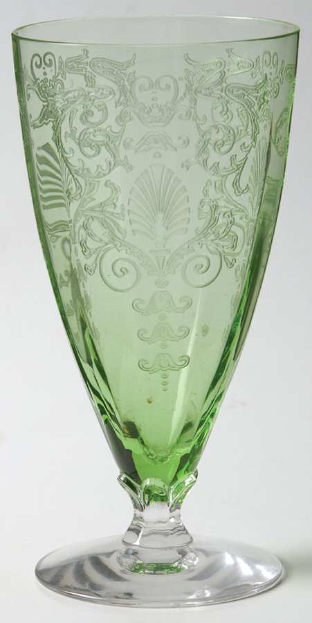 Versailles Green (No Trim) Parfait by Fostoria-1