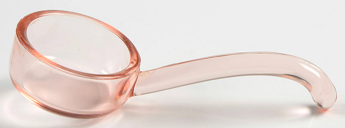 Versailles Pink Mayonnaise Ladle by Fostoria-1