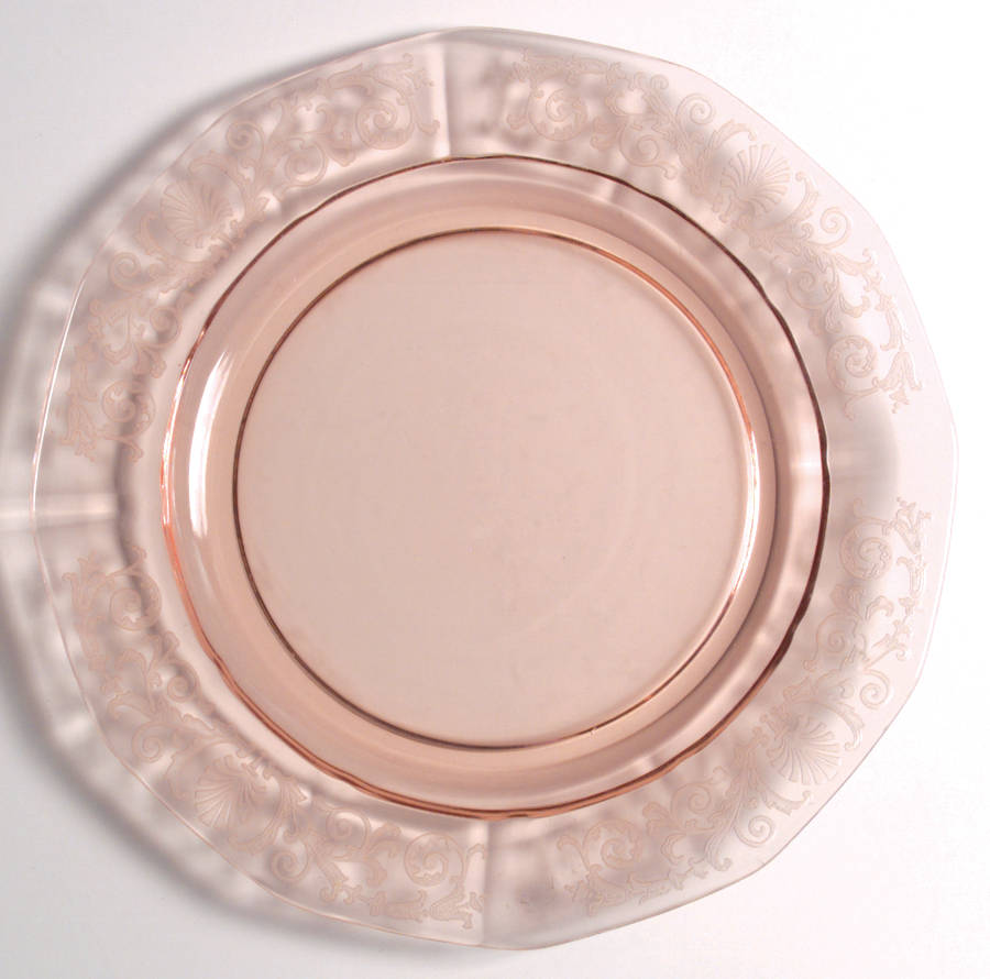 Versailles Pink Dinner Plate by Fostoria-1