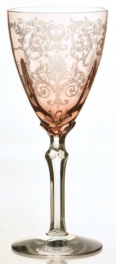 Versailles Pink Wine Glass by Fostoria-1