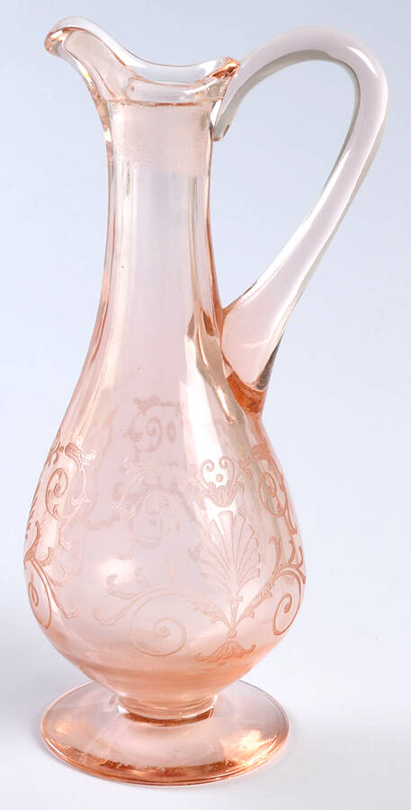 Versailles Pink Oil Cruet No Stopper by Fostoria-1