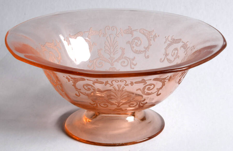 Versailles Pink Mayonnaise Bowl, Bowl Only by Fostoria-1