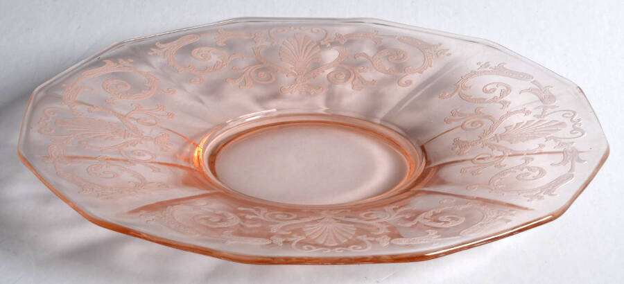 Versailles Pink Mayonnaise Underplate Only by Fostoria-1