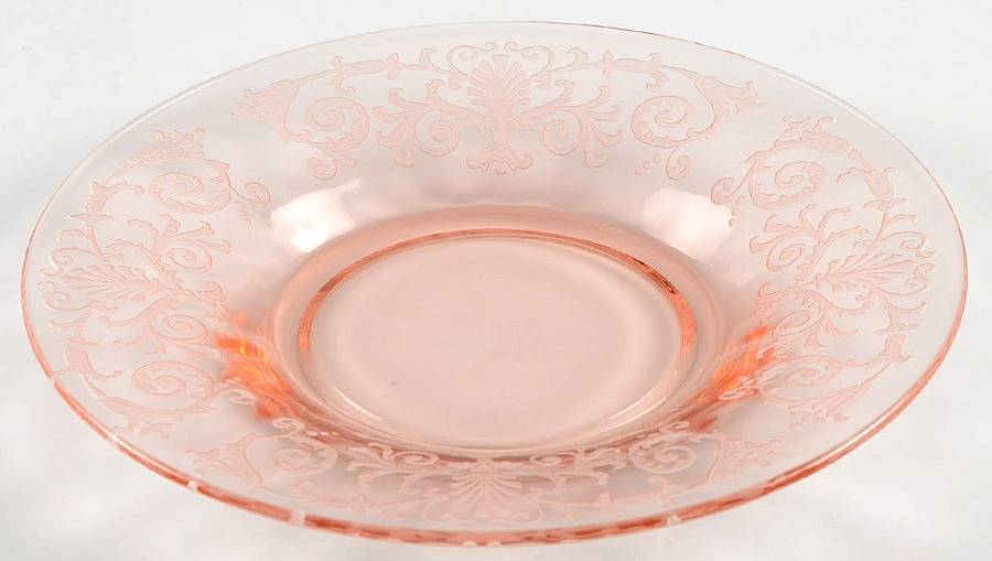 Versailles Pink Underplate for Finger Bowl by Fostoria-1