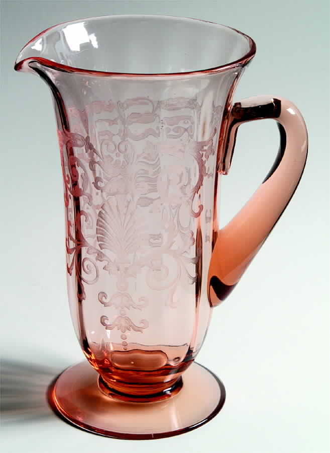 Versailles Pink 48 Oz Pitcher by Fostoria-1