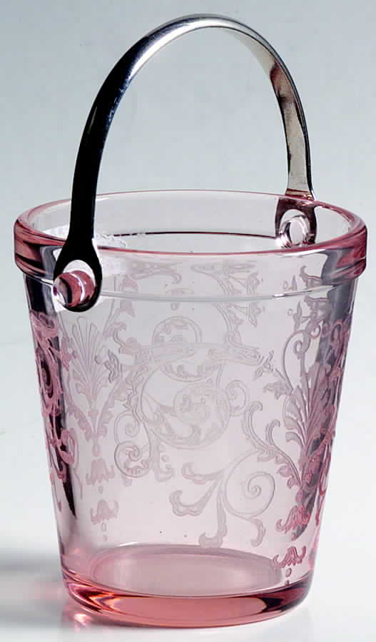 Versailles Pink Sugar Pail by Fostoria-1