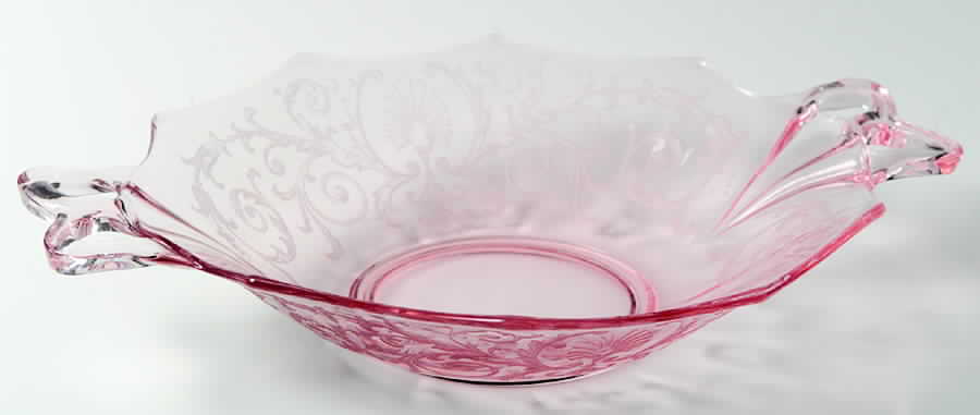 Versailles Pink Large Dessert Bowl by Fostoria-1