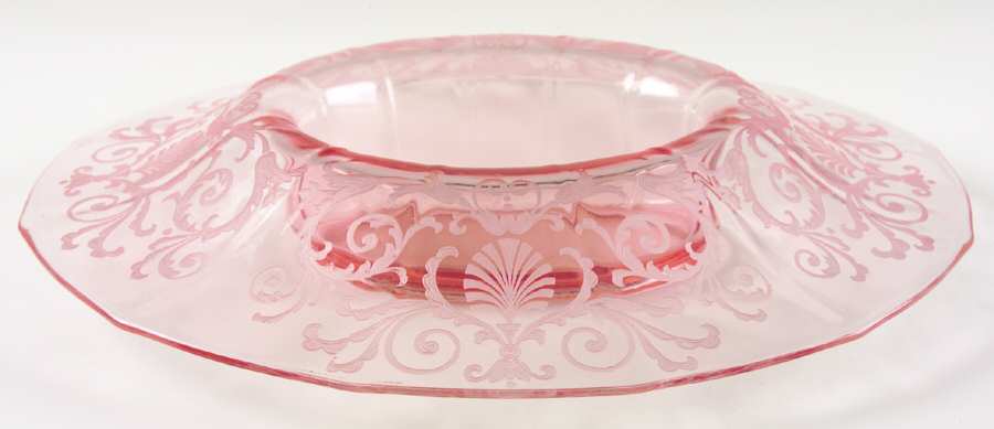 Versailles Pink 13" Oval Centerpiece by Fostoria-1