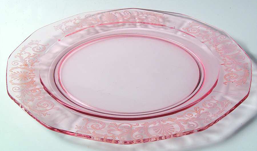 Versailles Pink 13" Service Plate by Fostoria-1