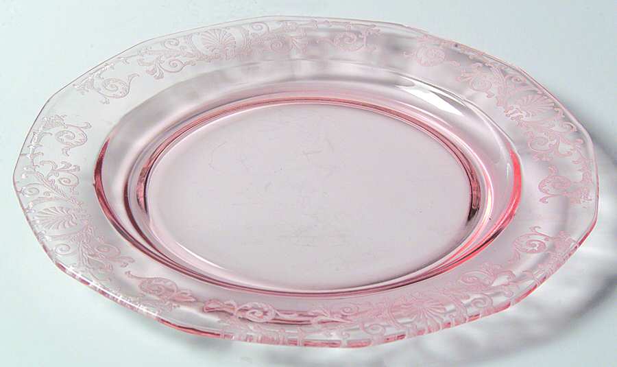 Versailles Pink 7" Salad Plate by Fostoria-1