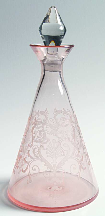 Versailles Pink Decanter & Stopper by Fostoria-1