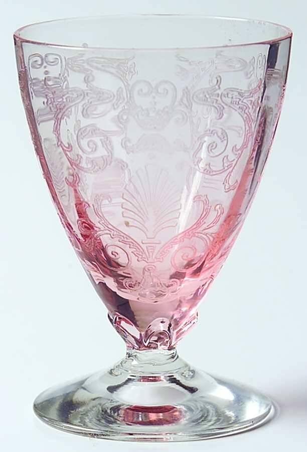 Versailles Pink Whiskey Glass by Fostoria-1