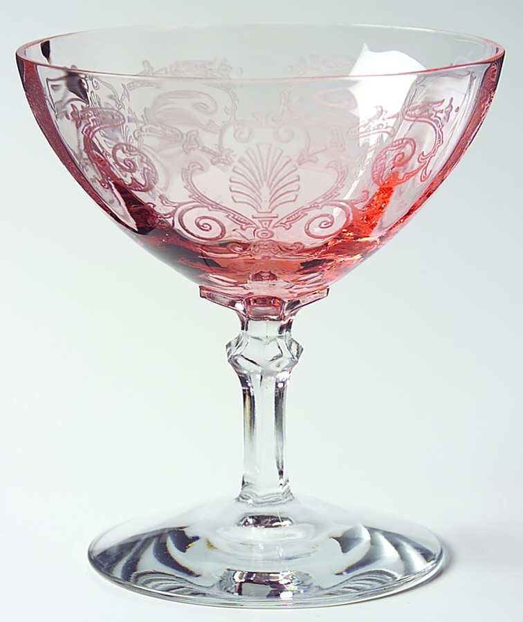 Versailles Pink Low Sherbet by Fostoria-1