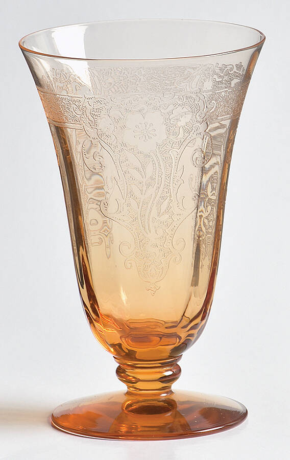 Vesper Amber Juice Glass by Fostoria-1