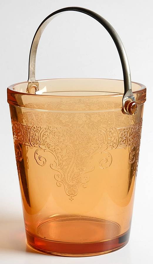 Vesper Amber Ice Bucket, No Detachable Handle by Fostoria-1