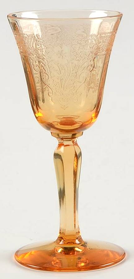 Vesper Amber Cordial Glass by Fostoria-1