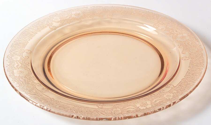 Vesper Amber Luncheon Plate by Fostoria-1
