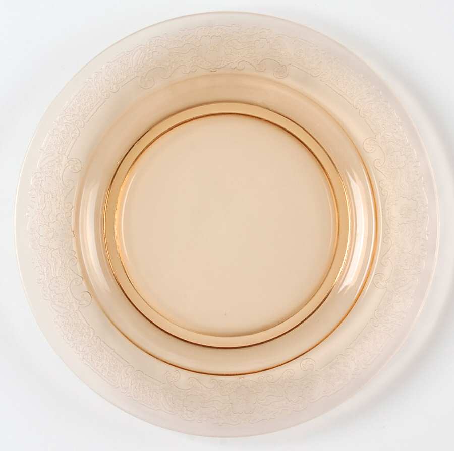 Vesper Amber Bread & Butter Plate by Fostoria-1
