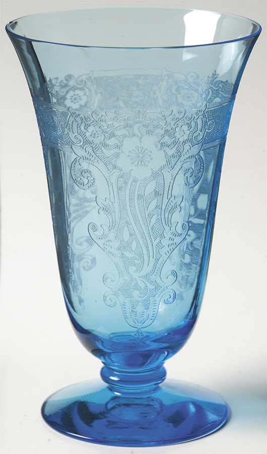 Vesper Blue Iced Tea by Fostoria-1