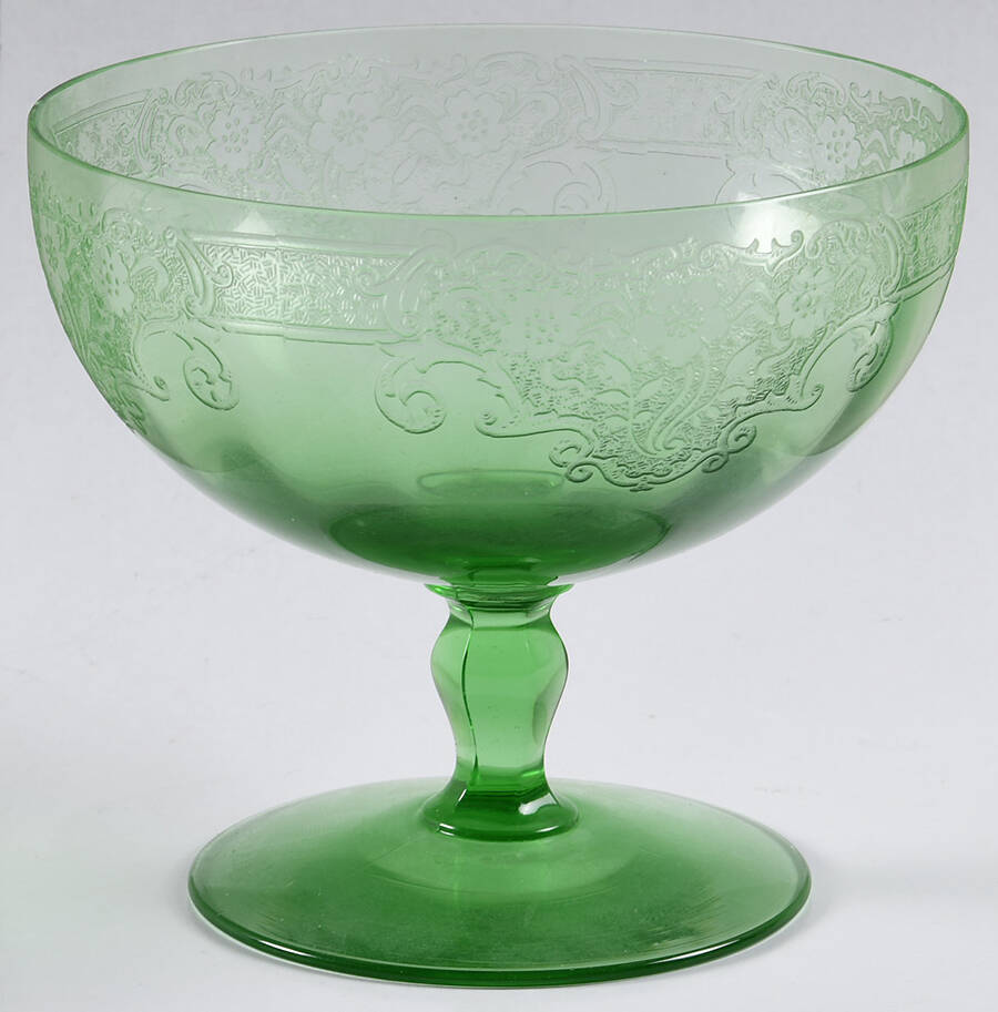 Vesper Green Liner for Grapefruit by Fostoria-1