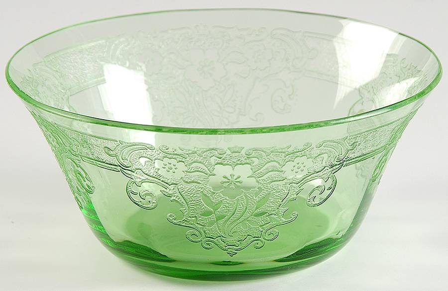 Vesper Green Finger Bowl by Fostoria-1