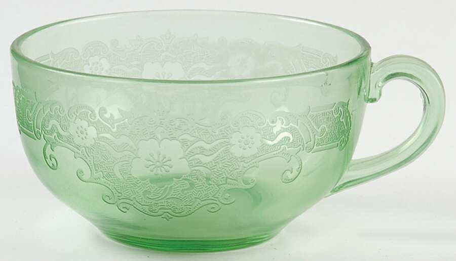Vesper Green Cup Only by Fostoria-1