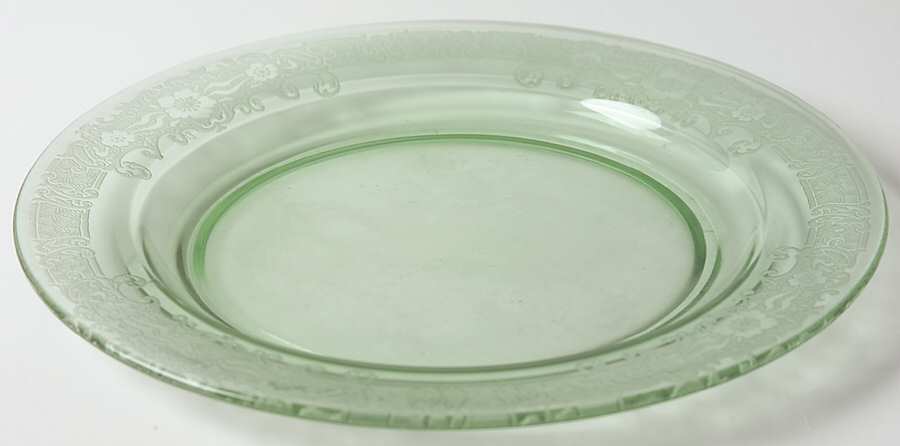 Vesper Green 7" Salad Plate by Fostoria-1