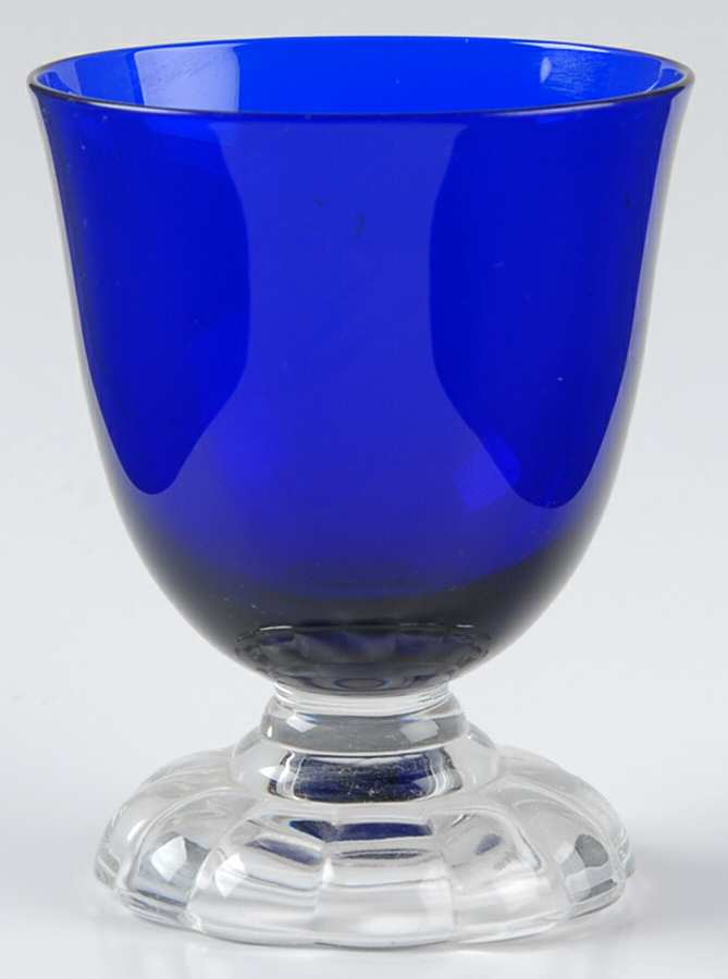 Victorian Blue (Cobalt Regal Blue) Oyster or Fruit Cocktail by Fostoria-1