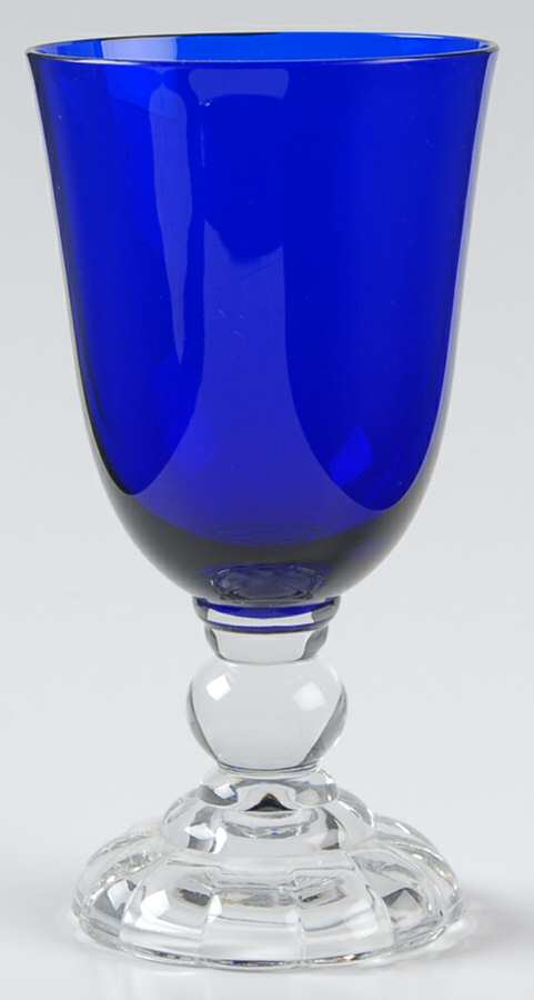Victorian Blue (Cobalt Regal Blue) Claret Wine by Fostoria-1