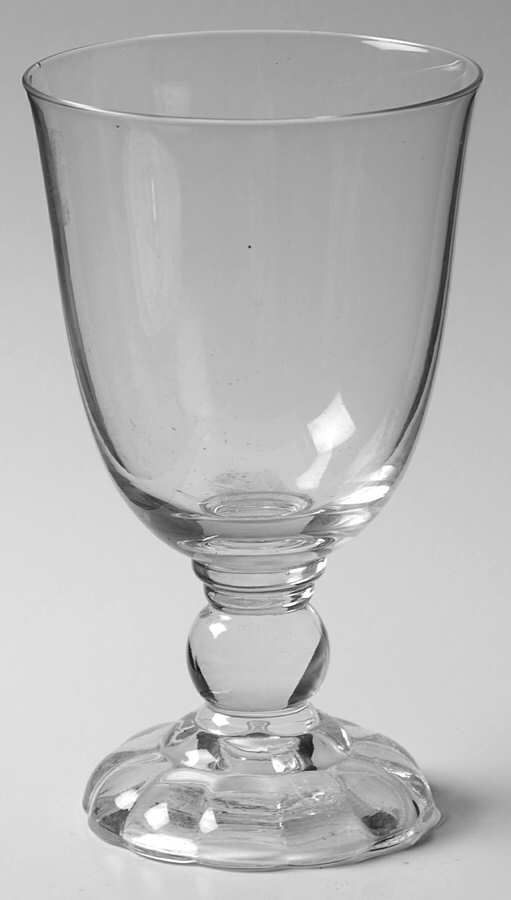 Victorian Clear Low Water Goblet by Fostoria-1