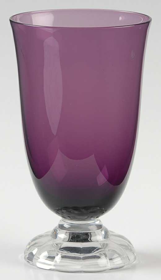 Victorian Amethyst (Burgundy) Footed Tumbler by Fostoria-1