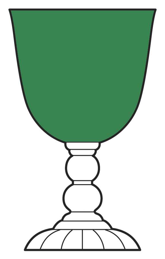Victorian Green (Empire Green) Water Goblet by Fostoria-1