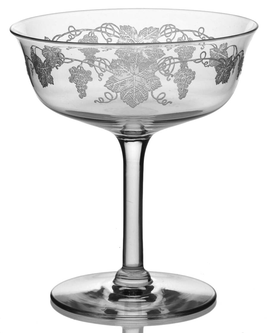 Vintage (Etched) Low Sherbet by Fostoria-1