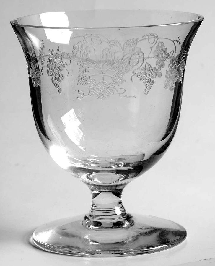 Vintage (Etched) Oyster or Fruit Cocktail by Fostoria-1