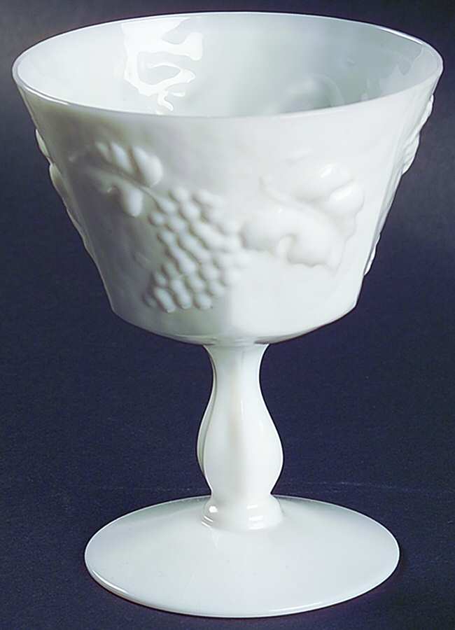 Vintage Milk Glass Champagne/Tall Sherbet by Fostoria-1
