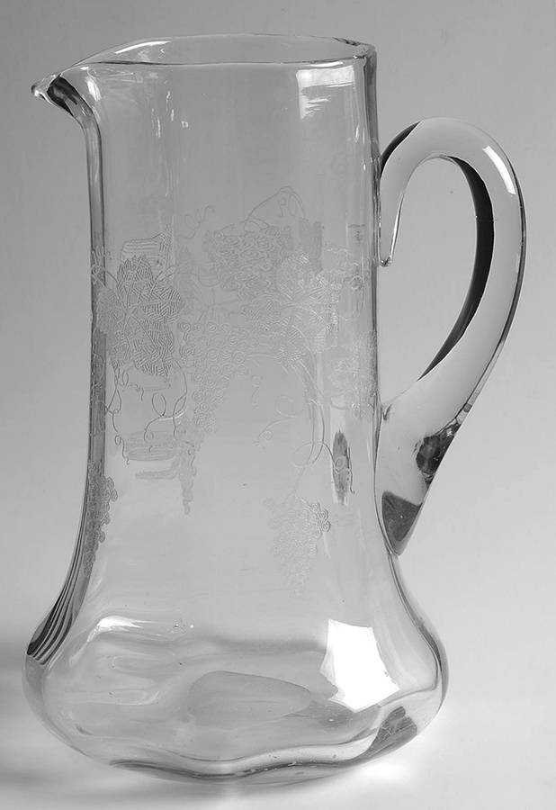Vintage (Etched, Optic) 64 Oz Pitcher by Fostoria-1