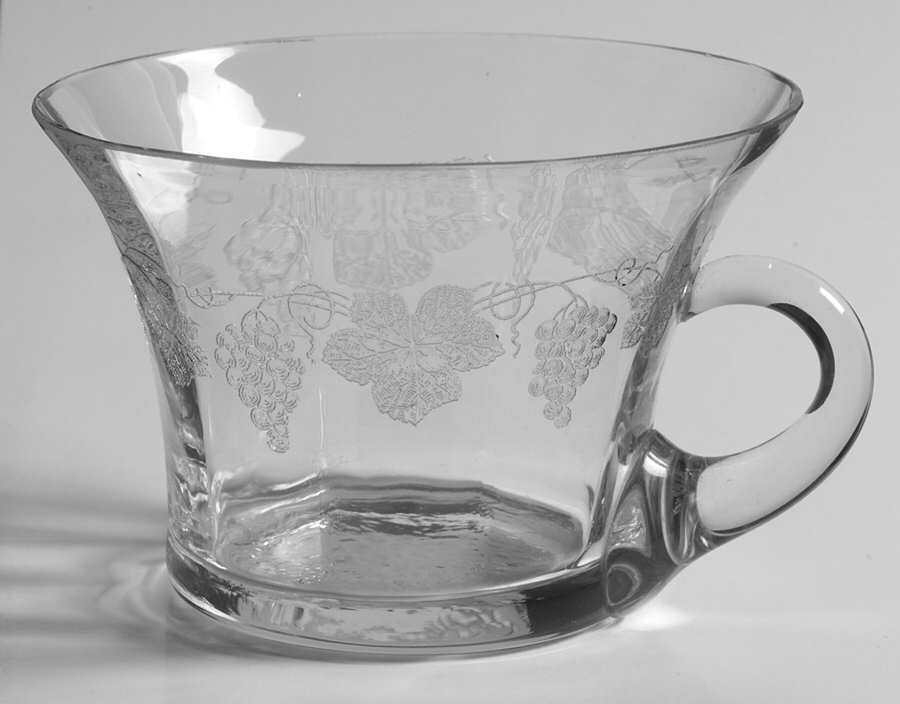 Vintage (Etched, Optic) Punch Cup by Fostoria-1