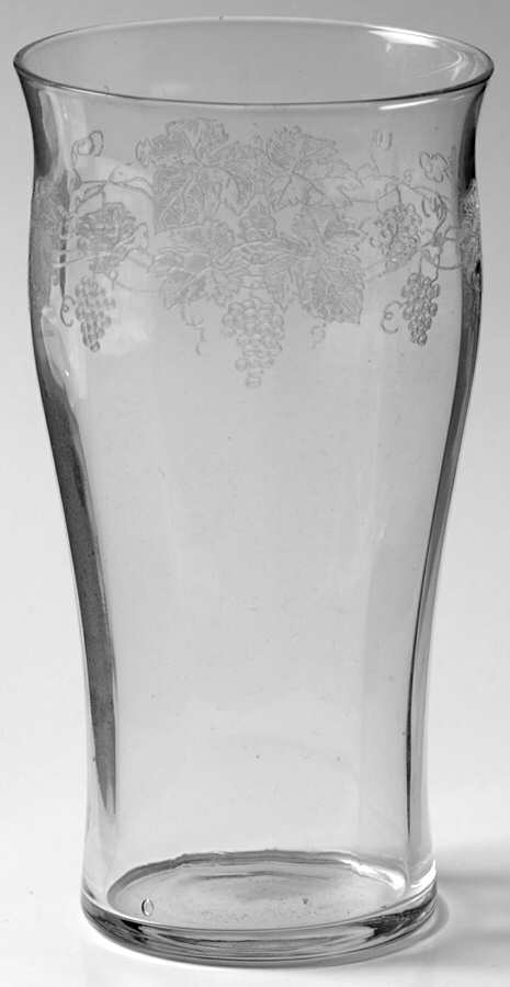 Vintage (Etched, Optic) 12 Oz Flat Tumbler by Fostoria-1